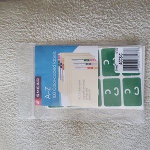 New Smead Color Labels "C"